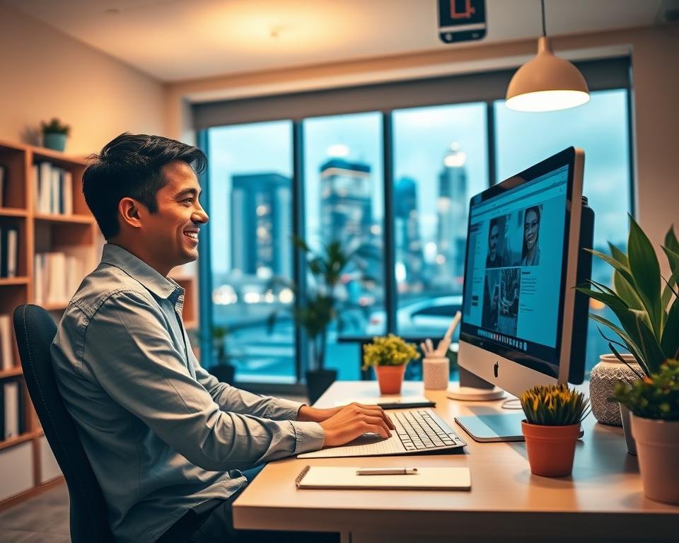 A cozy customer service office, illuminated by warm overhead lighting and filled with a sense of professionalism and care. In the foreground, a friendly customer service representative sits at a neat, organized desk, smiling and attentively listening to a customer's concerns displayed on a sleek, modern computer screen. The middle ground features a well-stocked bookshelf and potted plants, creating a welcoming, productive atmosphere. The background showcases a large window overlooking a bustling city skyline, suggesting a sense of transparency and connection to the wider community. The overall scene conveys a customer-centric approach, where the service provider's expertise and empathy are combined to provide a positive, supportive experience. A cozy customer service office, illuminated by warm overhead lighting and filled with a sense of professionalism and care. In the foreground, a friendly customer service representative sits at a neat, organized desk, smiling and attentively listening to a customer's concerns displayed on a sleek, modern computer screen. The middle ground features a well-stocked bookshelf and potted plants, creating a welcoming, productive atmosphere. The background showcases a large window overlooking a bustling city skyline, suggesting a sense of transparency and connection to the wider community. The overall scene conveys a customer-centric approach, where the service provider's expertise and empathy are combined to provide a positive, supportive experience.